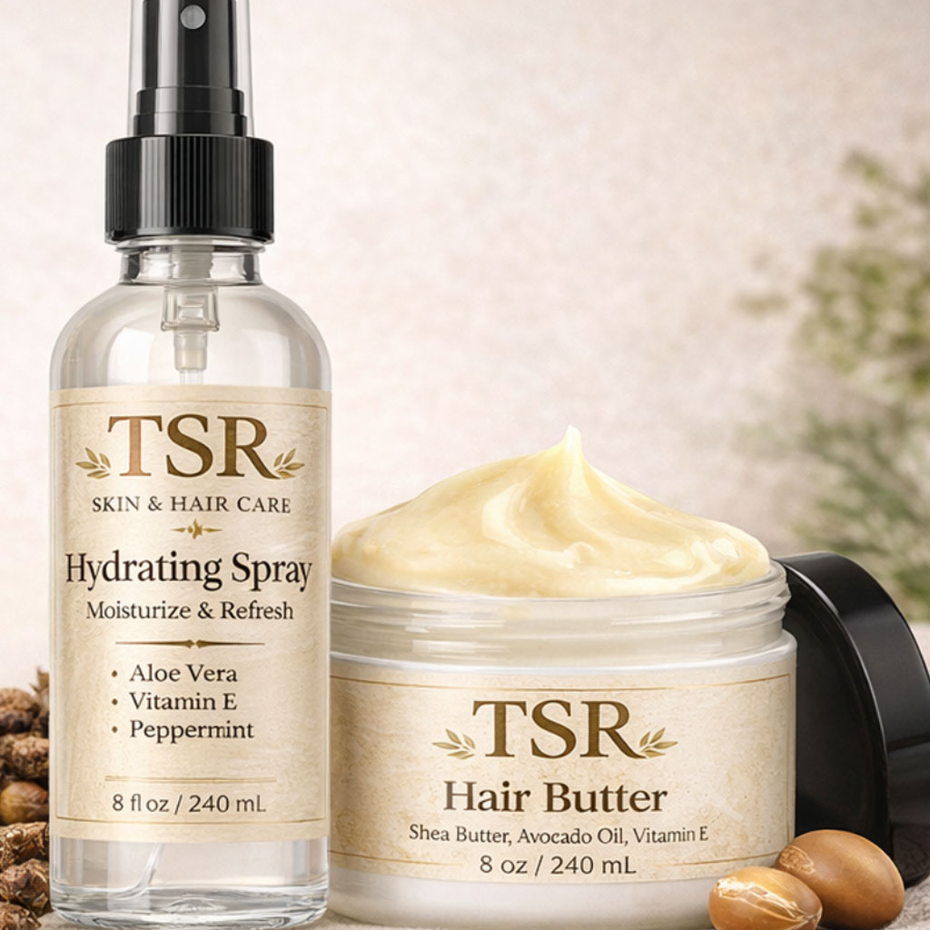 Hair Butter product container mockup